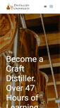 Mobile Screenshot of distilleryuniversity.com